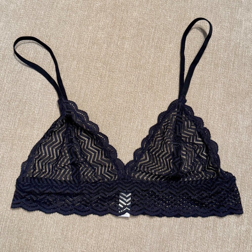 Cosabella Sweet Treats Bralette, Black, Size Small